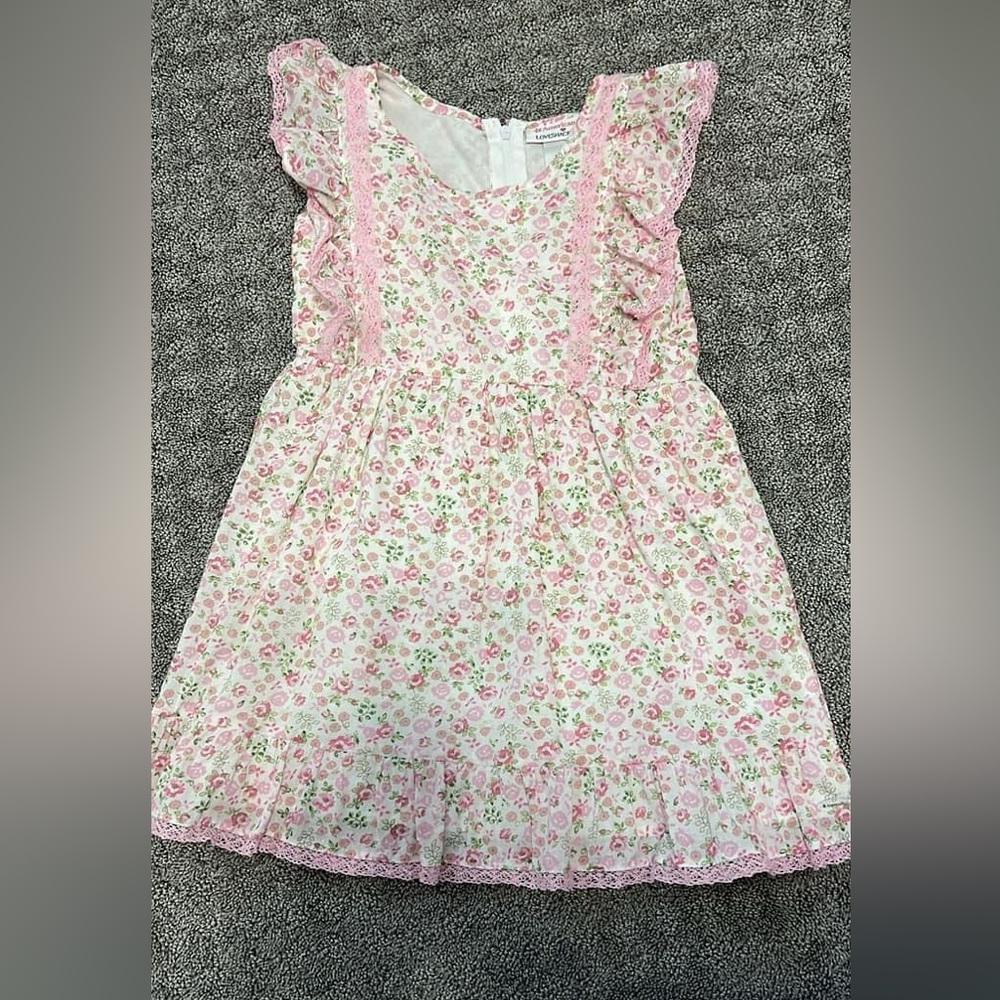 AG x loveshackfancy girls dress